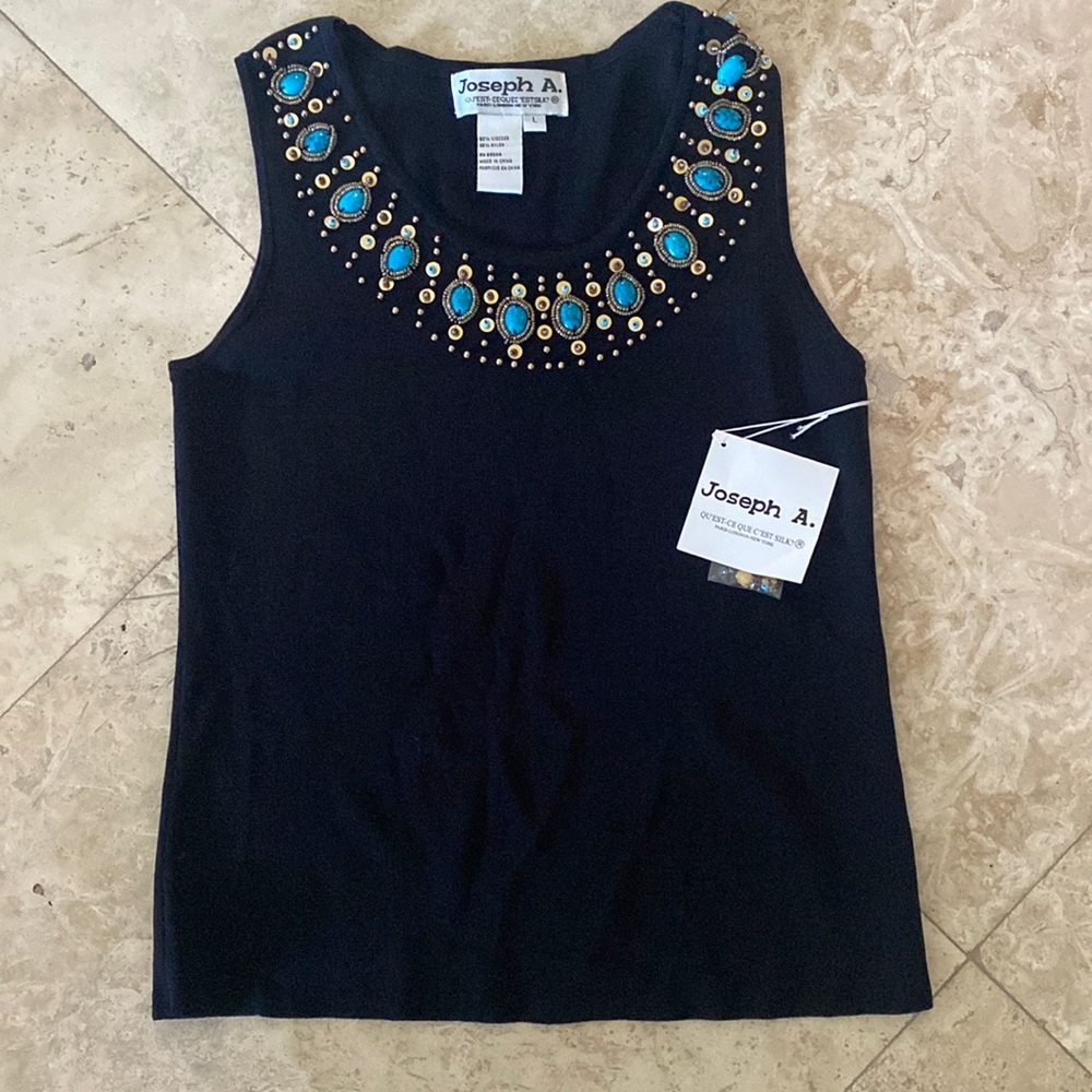 Black new tank top.